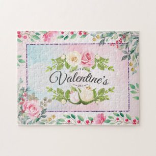 Elegant Couple Lover Valentine's Day Puzzle