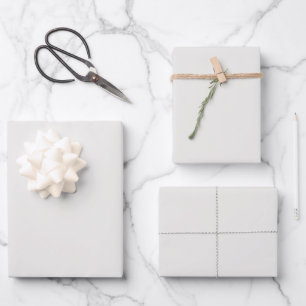 Elegant cremefarben Minimalistisch und elegant Geschenkpapier Set