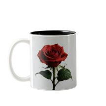 Elegant Crimson Rose