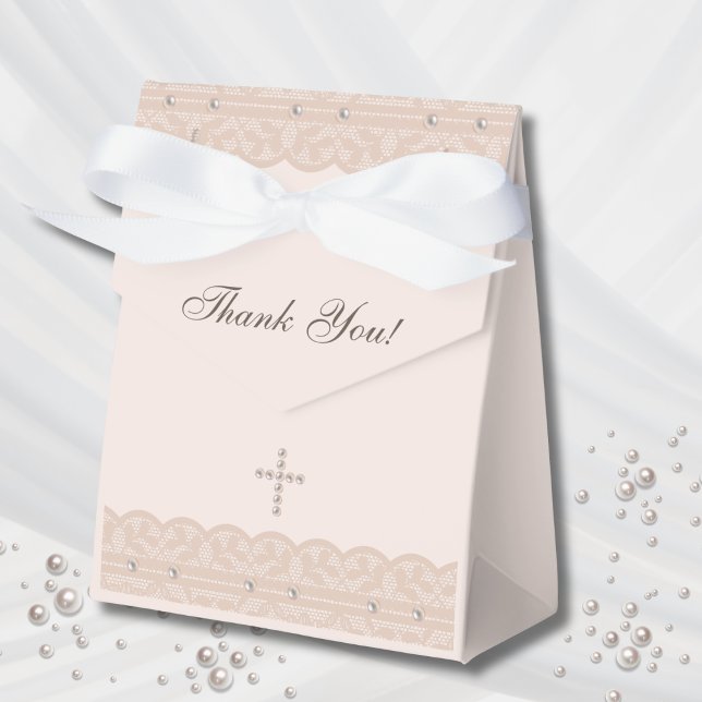 Elegant Cross Christening Christian Baptism Geschenkschachtel (Von Creator hochgeladen)