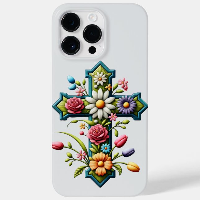 Elegant Cross Phone Case - Ein Symbol des Glaubens (Rückseite)