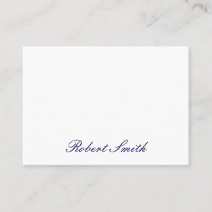 Elegant Cursive (tief Lila) Visitenkarte