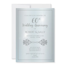 Elegant Custom 60. Hochzeitsszenario-Party