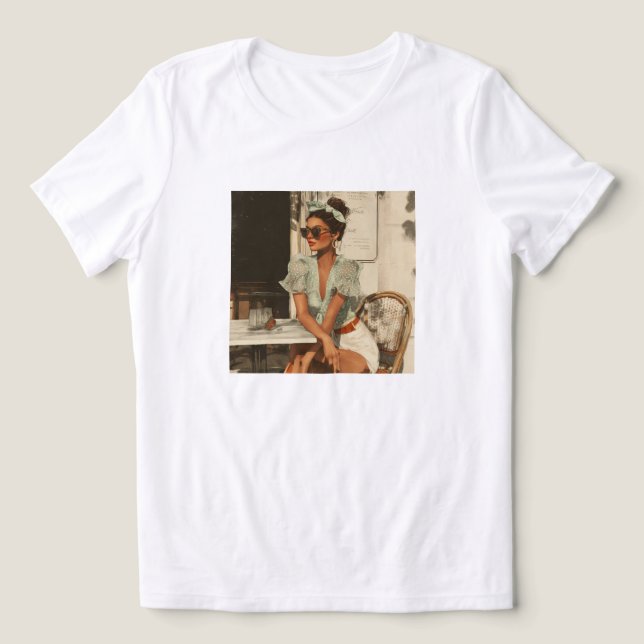 Elegant Custom Add Your Own Photo womens  Tri-Blend Shirt (Design Vorderseite)