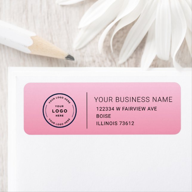 Elegant Custom Business Return Address Label (Insitu)