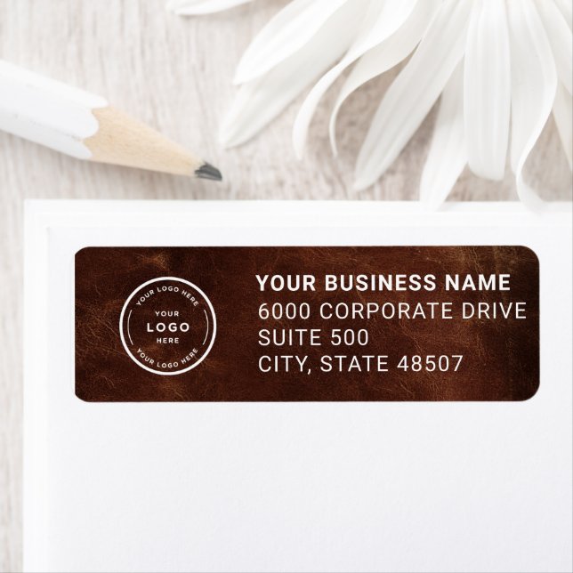 Elegant Custom Business Return Address Label (Insitu)
