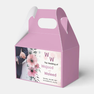 Elegant Custom Favor Box for Weddings & Parties Geschenkschachtel