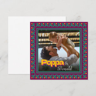 Elegant Custom Foto Vatertag Geschenk für Vater