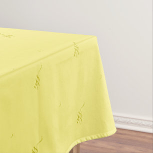 Elegant Custom Summer Yellow Tischdecke