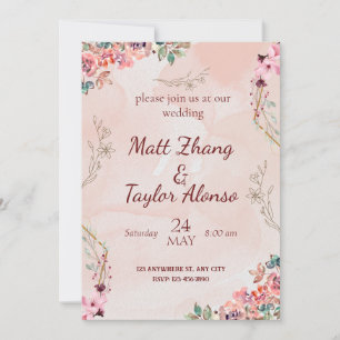 Elegant Custom Wedding Einladungen