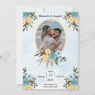  Elegant Customizable Wedding Invitation | Stylish Einladung
