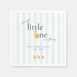 Elegant Cute Lemon Citrus Baby Shower Serviette