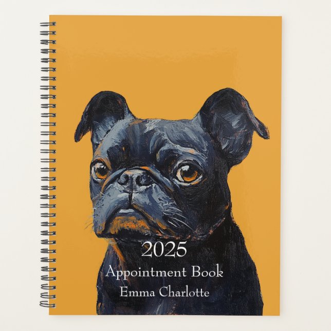 Elegant Cute Modern Personalizd Love Stylish gift Planer (Vorderseite)