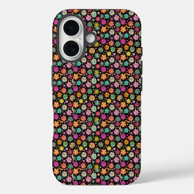 Elegant Daisy Blume Pattern Case-Mate iPhone Hülle (Rückseite)