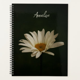 Elegant Daisy Floral Foto Personalisiert Planer