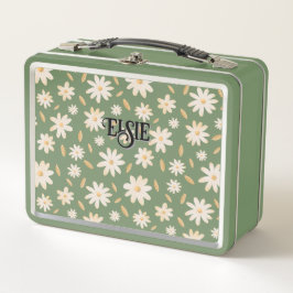 Elegant Daisy Hues Personalisiert Lunchbox