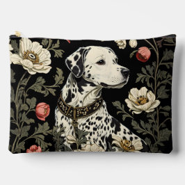 Elegant Dalmatian William Morris Inspired Zubehörtasche