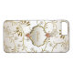 Elegant Damask Caramel Cream Beige Gold Amber Case-Mate iPhone Hülle (Rückseite (Horizontal))