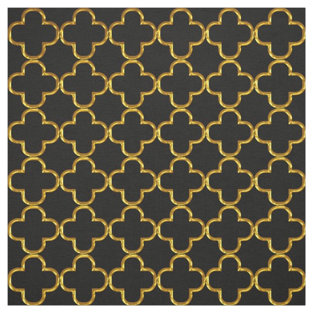 Elegant Damask Fabric Black Yard Stoff (Muster)