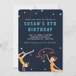 Elegant Dancer |Geburtstagspartei Einladung