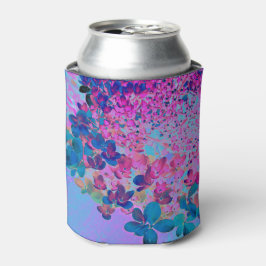 Elegant Dark Blue und Magenta Limelight Hydrangea Dosenkühler