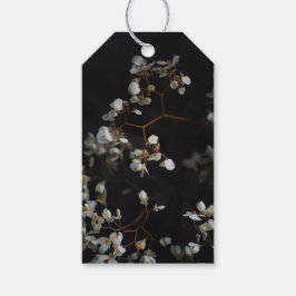 Elegant Dark Floral Geschenkanhänger