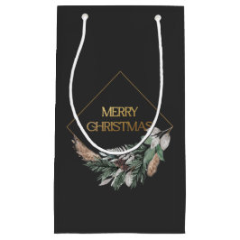 Elegant Dark Gray Frohe Weihnachten Kleine Geschenktüte