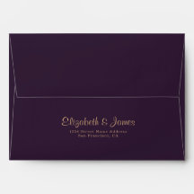 Elegant Dark Lila Moody Bohemisch Wedding