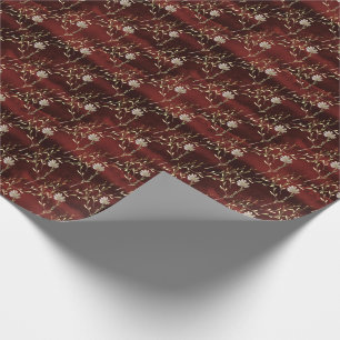 Elegant Dark Red Marsala Geschenkpapier