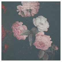 Elegant Dark Rich Chic Floral Pink Roses