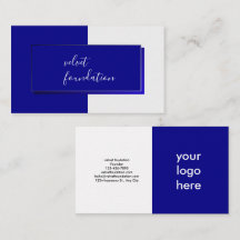 Elegant Deep Blue Modern