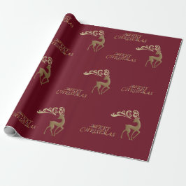 Elegant Deer Wrapping Paper Geschenkpapier
