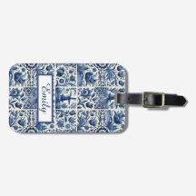 Elegant Delft Tiles Personalisiert