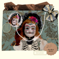 Elegant Día de Muertos Gift Bag