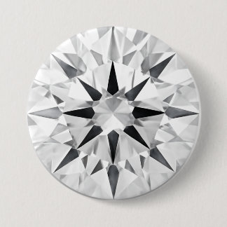 Elegant Diamond Inspired 3" Button - Custom Design