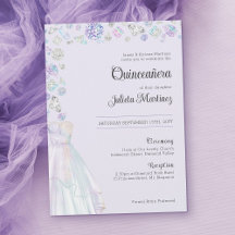 Elegant Diamond Princess Quinceanera und Masse