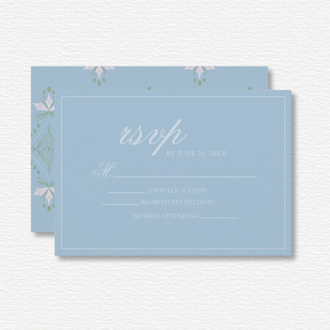 Elegant Diamond Wedding RSVP Karte (Von Creator hochgeladen)