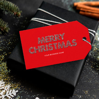 Elegant Diamonds Frohe Weihnachtsgeschäft Red Geschenkanhänger