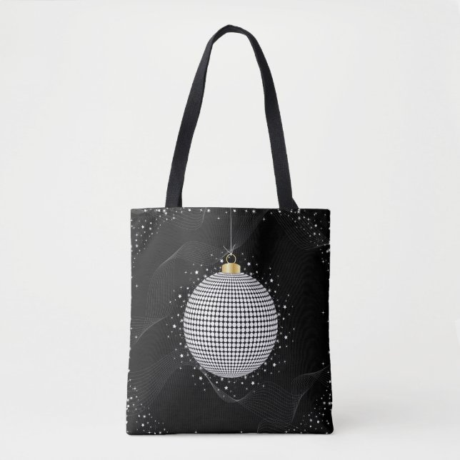 Elegant Disco Ball Christmas Ornament (Vorderseite)