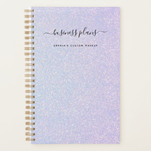 Elegant Dreamy Pastel   Glam Blau und Rosa Planer