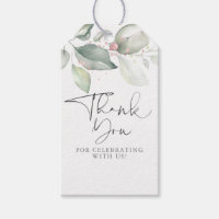 Elegant Dreamy Rose Gold Greenery Vielen Dank