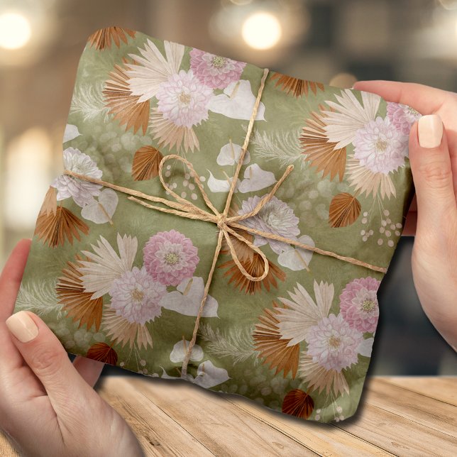 Elegant Dry Palms Seidenpapier (Von Creator hochgeladen)