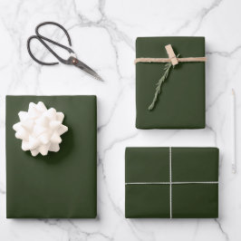 Elegant dunkelgrau Minimalistisch und elegant Geschenkpapier Set
