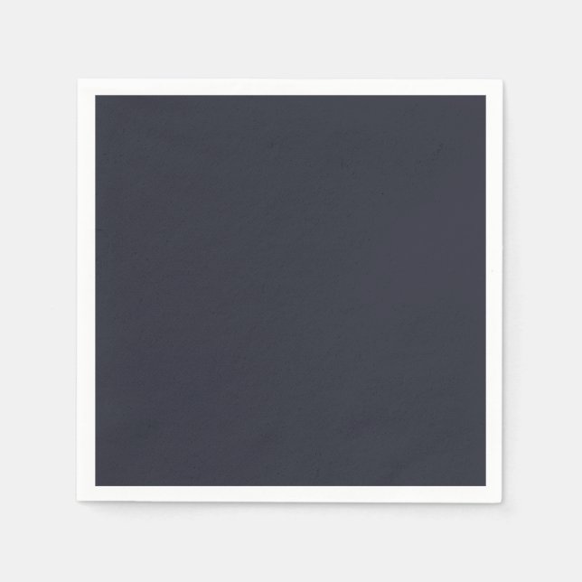 Elegant Dusky Blue - Paper Napkins Serviette (Vorderseite)