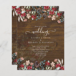 Elegant Dusty Blue Burgundy Floral Wedding