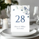 Elegant Dusty Blue Winter Foliage Wedding Tischnummer<br><div class="desc">Erstellen Sie Ihre eigene Tischnummer-Card mit diesem Template "Elegant Dusty Blue Winter Foliage Wedding Tischnummer", das Ihren Hochzeitsfarben und Ihrem Stil entspricht. Für weitere Anpassungen klicken Sie bitte auf den Link "Weitere Anpassung" und verwenden Sie unser Design-Tool, um diese Vorlage zu ändern. Wenn Sie Hilfe oder passende Artikel benötigen, kontaktieren...</div>