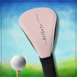 Elegant Dusty Pink Script Name Heart * Golf Headcover<br><div class="desc">Dieses elegante feminine Design zeichnet sich durch eine hübsche Typografie aus - mit einem Herz - für ihren Vornamen. Perfekt als Muttergeschenke,  Geburtstag,  Weihnachten oder einfach nur weil. Alle Design-Fragen oder besondere Wünsche,  nur ein Chat oder eine E-Mail: charmdesignstudio@rcn.com und wir werden Ihnen gerne behilflich sein.</div>