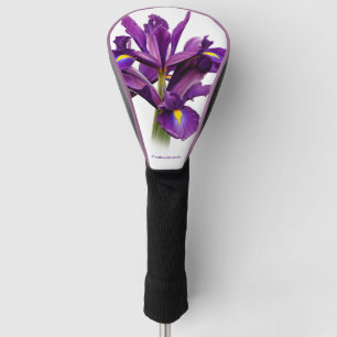 Elegant Dutch Iris Lila Sensation Blume Golf Headcover