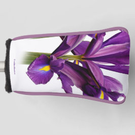 Elegant Dutch Iris Lila Sensation Blume Golf Headcover