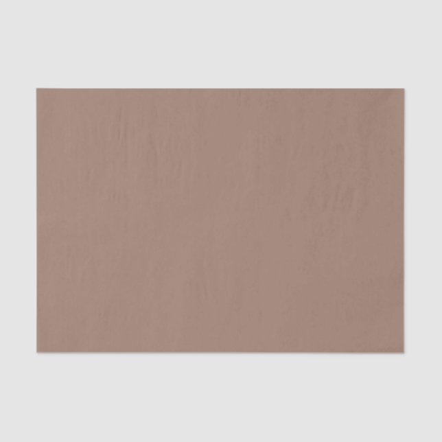 Elegant Earthy Brown Tissue Seidenpapier (Vorderseite)